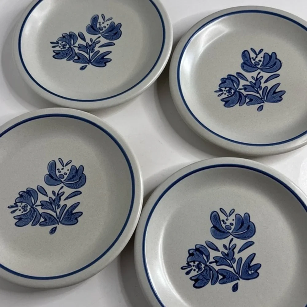 PFALTZGRAFF® Yorktowne Set of 4 Bread Dessert Tapas Lunch Serving Plates  New